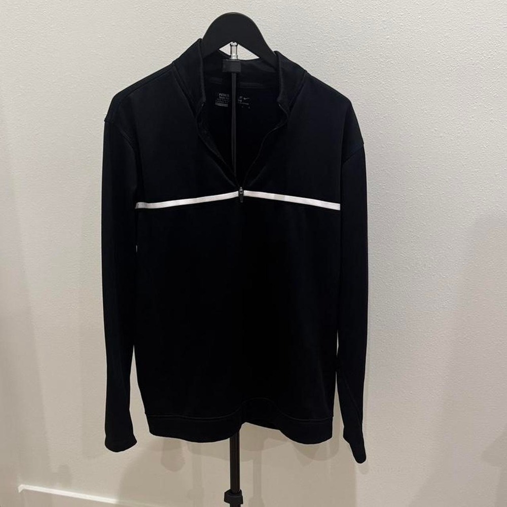 Nike black golf quarter zip